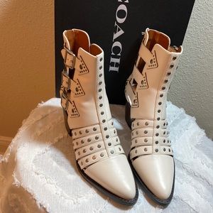 Coach booties. Never worn. Size 7 so cute!